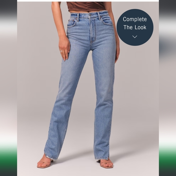 Abercrombie & Fitch High Rise Ankle Flare - Picture 2 of 14